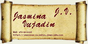 Jasmina Vujadin vizit kartica